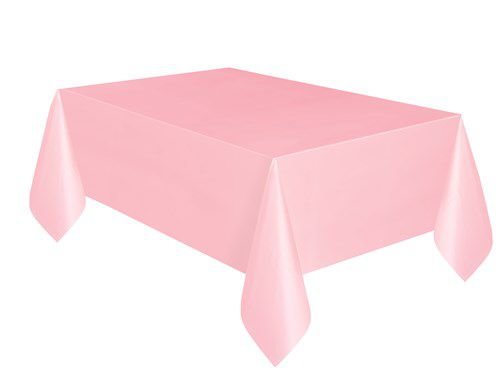 Plastic tafelkleed pink - Kraamfeestwinkel | Iedere geboorte verdient feestje!