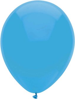 Ballonnen uni blauw 