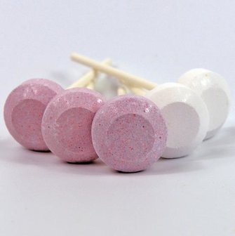 Dextrose Lolly roze-wit