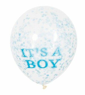 confetti ballon it's a boy