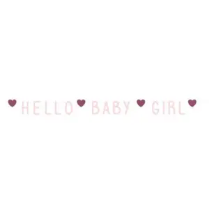 Letterslinger Hello Baby Girl