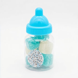 Babyflesje met Tum Tum - Blauw/wit
