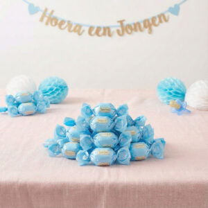 Chocolade bollen blauw jongen