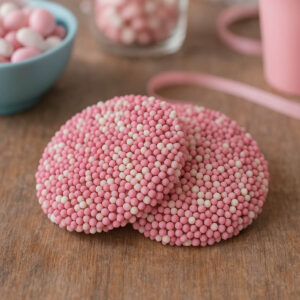 Grote geboorte flikken roze musket meisje