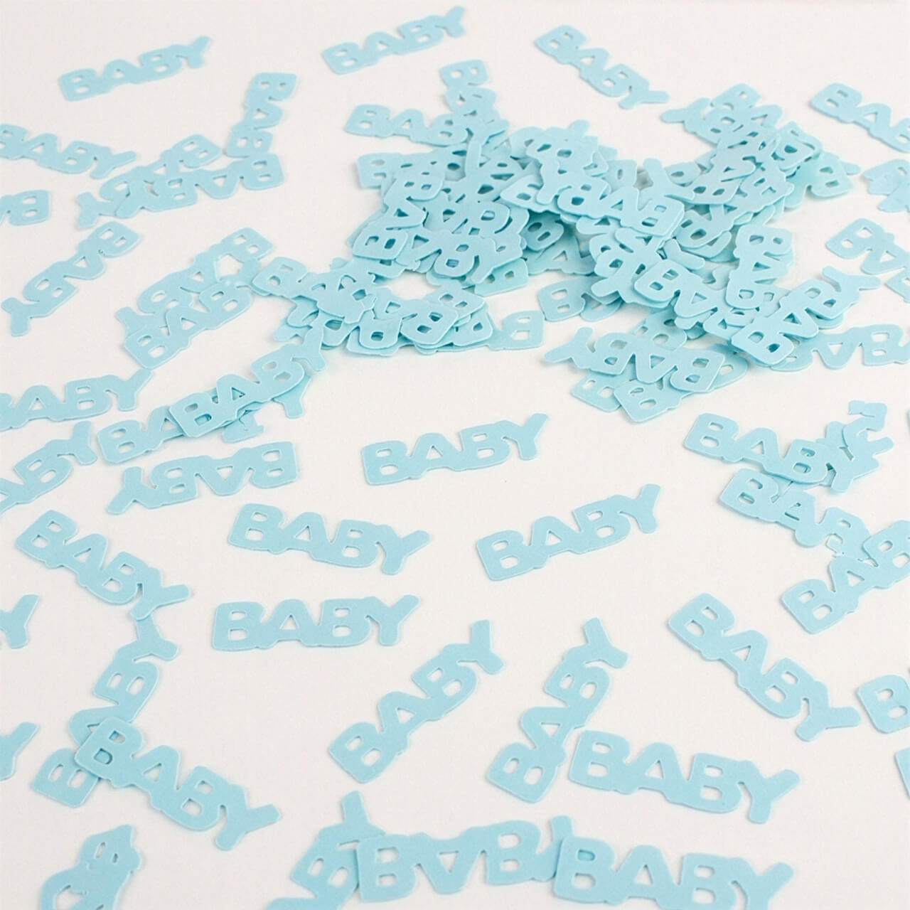 Confetti baby blauw jongen