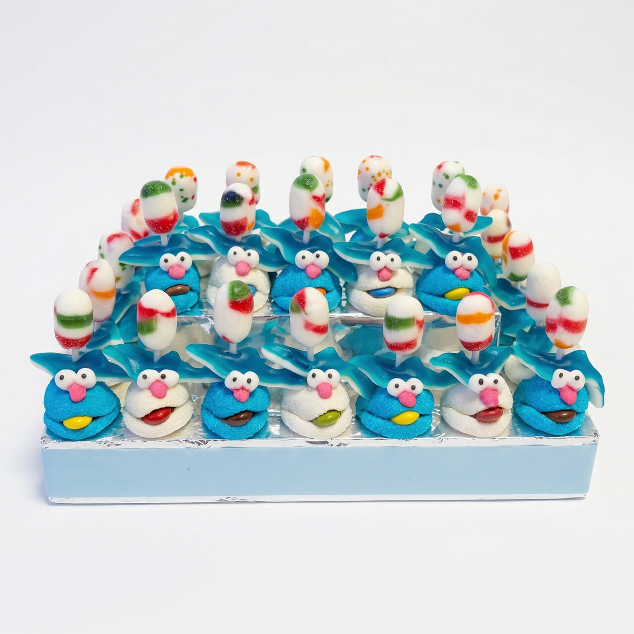 Spektaart blauw jongen traktatie voorkant