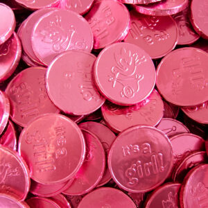 Chocolade Geboorte Munten It's a Girl 780gr.